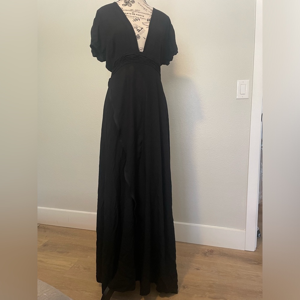 Pampelone Black Maxi Dress handmade in Bali!